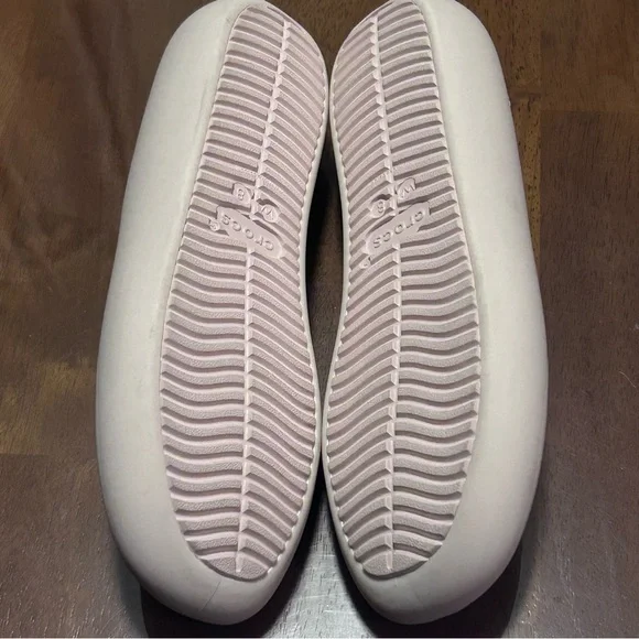 Crocs Brooklyn Mary Jane Flats Pink Quartz Ballet Slip On Comfort Shoe W8 209384 - Picture 11 of 13